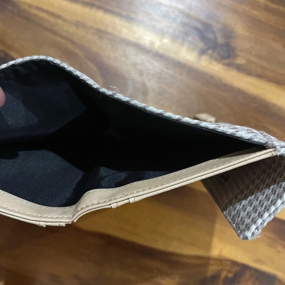 Lauren Ralph Lauren Wool and Leather Trifold Wallet - Picture 6 of 7